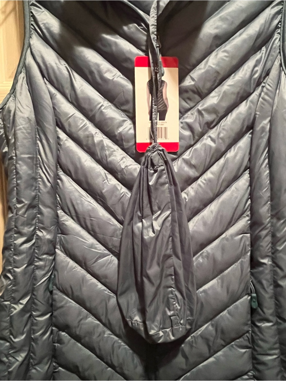 32 Degrees Heat Women’s Cold Green Quilted Full Zip Puffer Vest Pockets Size M - Picture 4 of 12